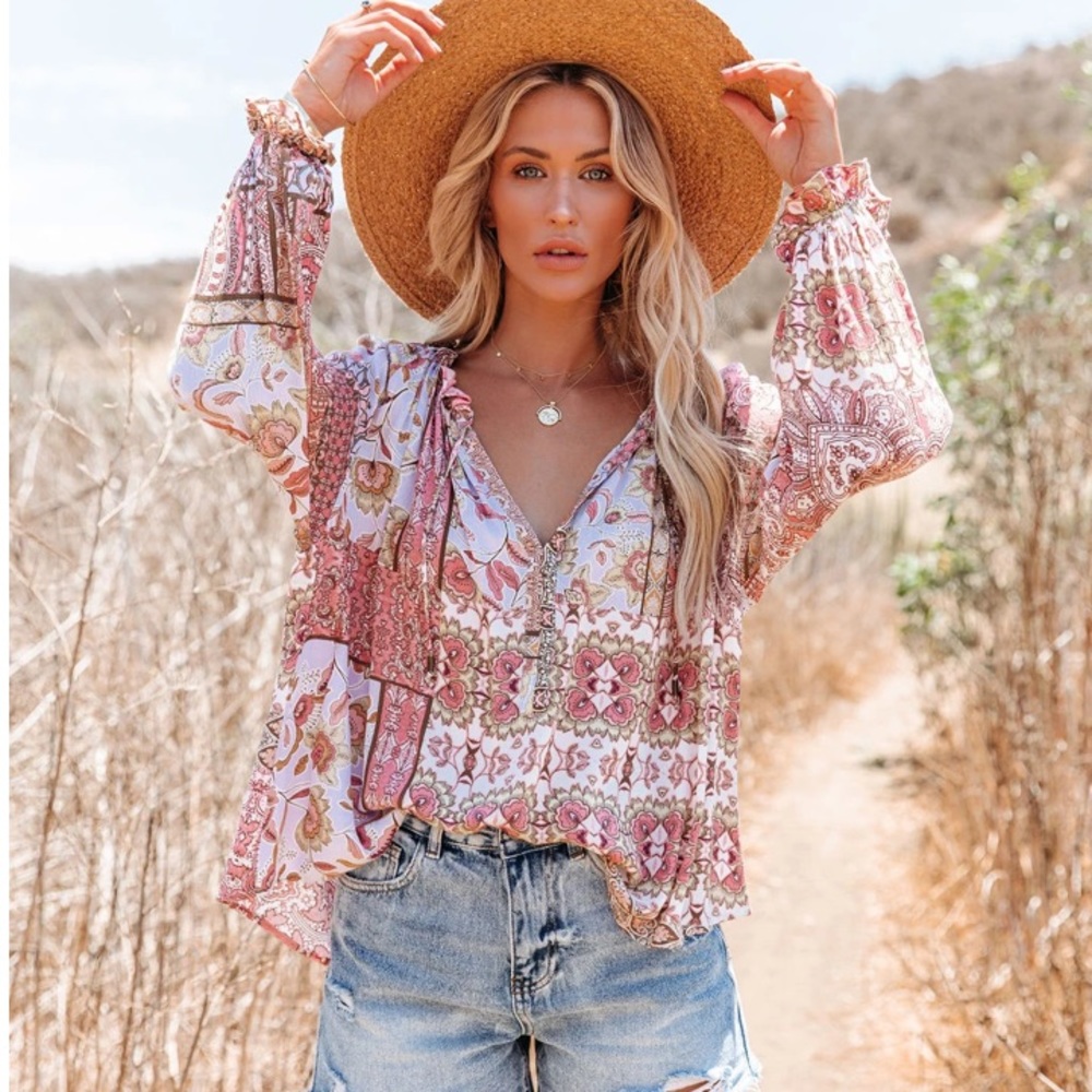 Vici Wileen Boho printed blouse